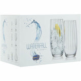 Bohemia Waterfall High Ball Set/6 350ml