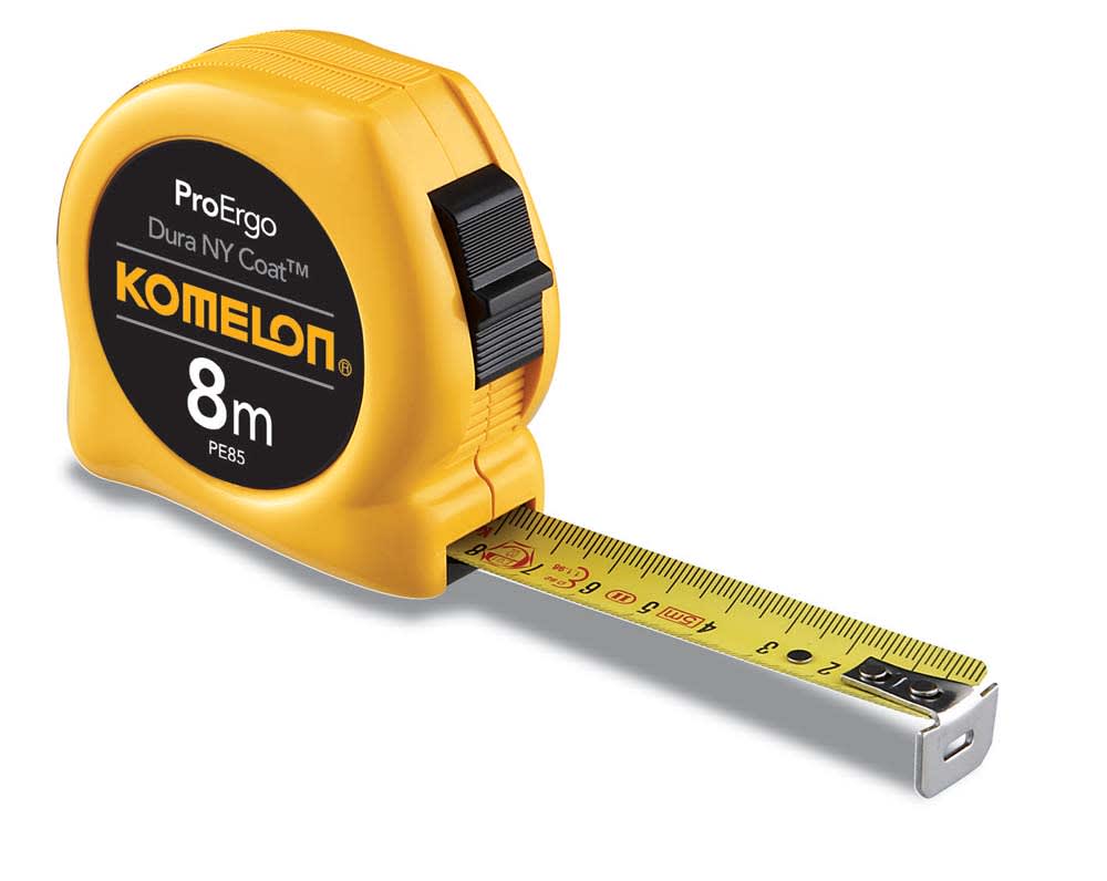 Komelon Pocket Tape Measure-8m x 25mm-Each