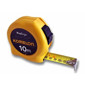 Komelon Tape Measure Proerg 10m x 25mm-10m x 25mm-Each