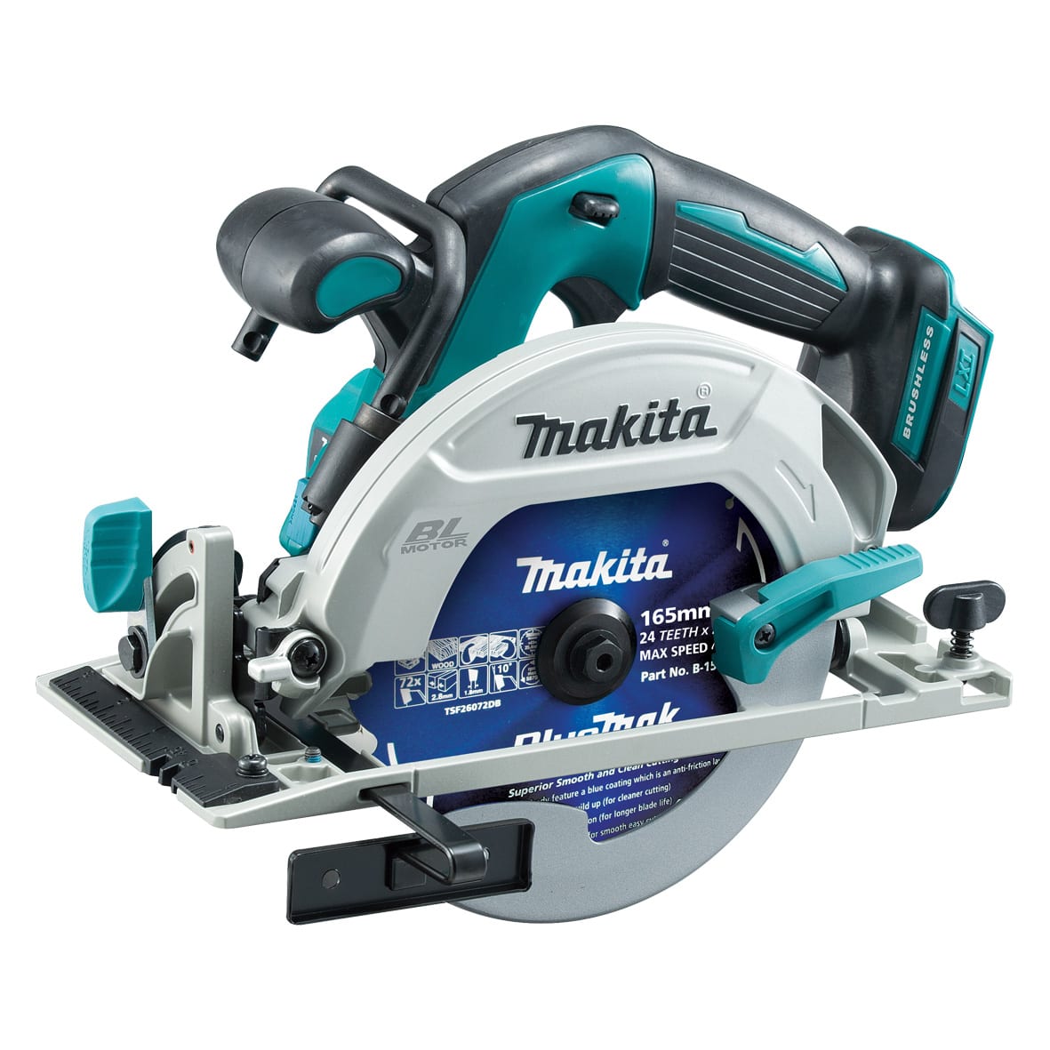 Makita 18V LXT Auto Speed Cordless Circular Saw 165mm (Skin Only)