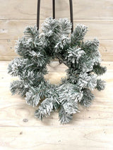 Snow Pine Wreath - 30cm
