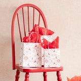 Kraft Paper Bag Reindeer Small White Pk10
