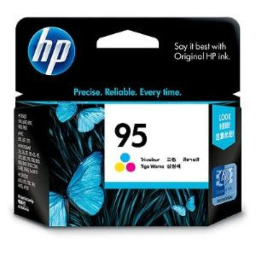 HP 95 Tri-Colour Ink Cartridge – Original HP Ink for Vibrant Prints – 330 Page Yield