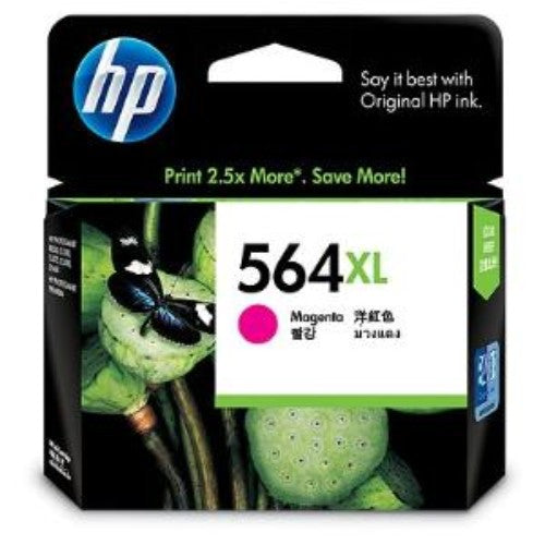 High-Capacity HP 564XL Magenta Ink Cartridge for Stunning Photos and Documents - 750 Pages