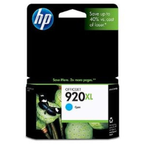 HP 920XL Cyan Ink Cartridge - High-Capacity Ink for OfficeJet Printers, 700 Pages