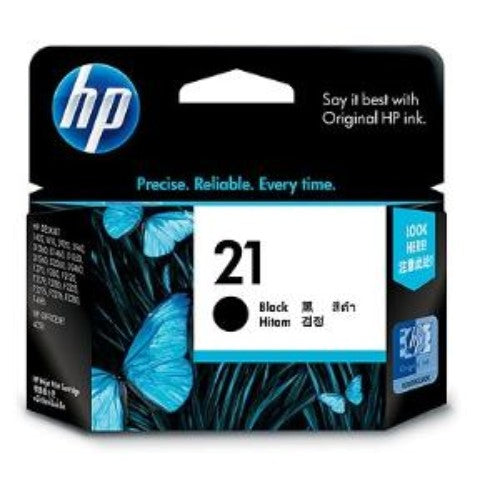 HP 21 Black Ink Cartridge - Original Inkjet Cartridge for Superior Printing Quality