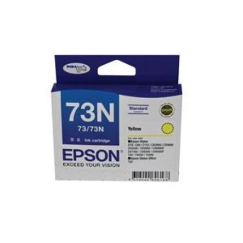 Buy Epson DURABrite 73N Yellow Ink Cartridge for Vibrant Prints - Compatible with Epson Printers