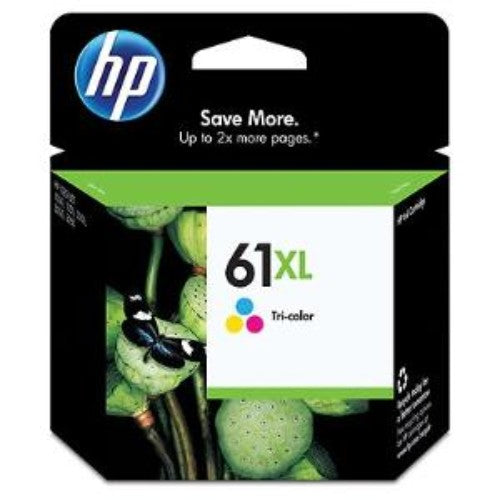 HP 61XL Tri-Colour Ink Cartridge - High Capacity, Compatible with HP Printers, 330 Pages