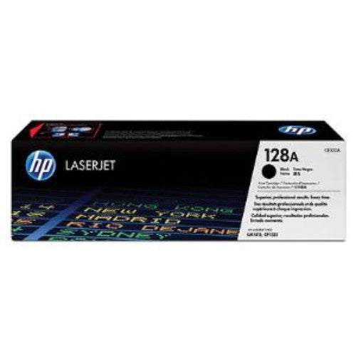 HP 128A (CE320A) Black LaserJet Toner Cartridge - Original High Yield for CM1415FNW & CP1525