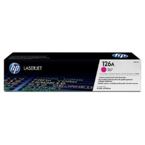 HP 126A (CE313A) Magenta Original LaserJet Toner Cartridge - High Yield, 1,000 Pages