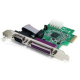 1s1p Native PCI Express Dual Port Combo Card - RS232 Serial & Parallel with 16950 UART