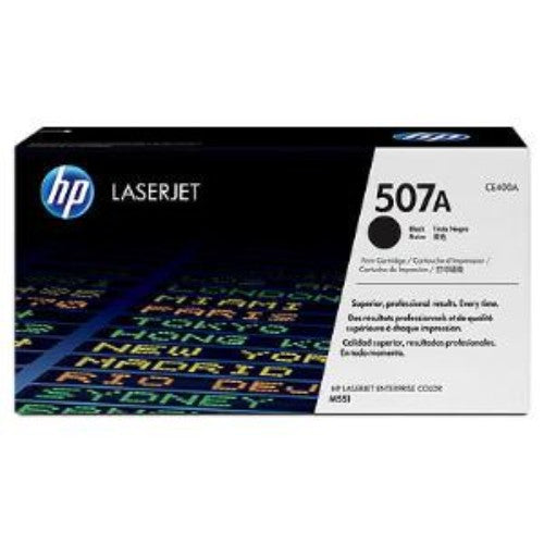 HP 507A (CE400A) Black Original LaserJet Toner Cartridge for M551n, M551dn, M551xh - 5500 Pages