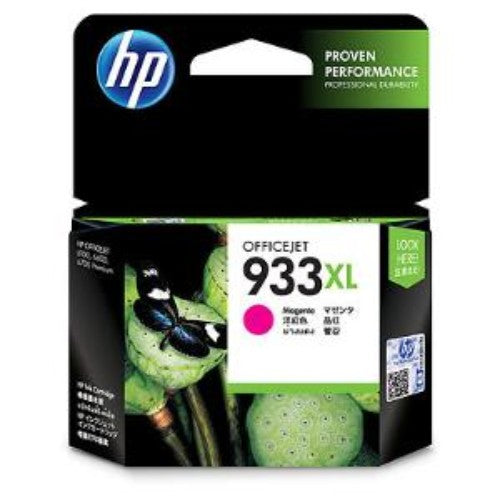 HP 933XL High Capacity Magenta Ink Cartridge - 825 Pages - Original Inkjet Supply for HP Printers