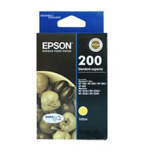 Epson DURABrite Ultra 200 Yellow Ink Cartridge - Standard Capacity for Exceptional Prints