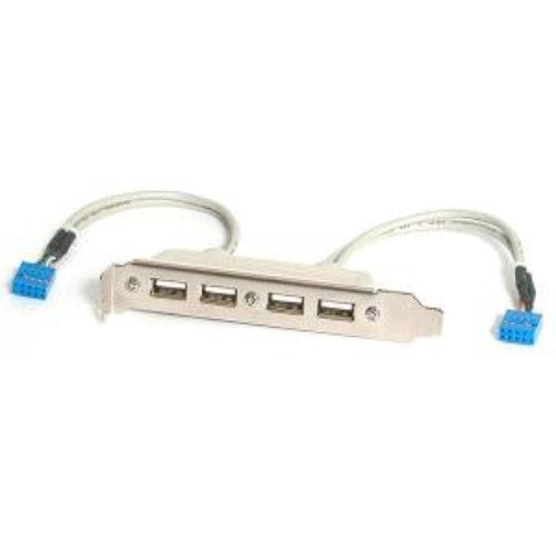 Data Transfer Cable-4 Port USB A Female Slot Plate Adapter