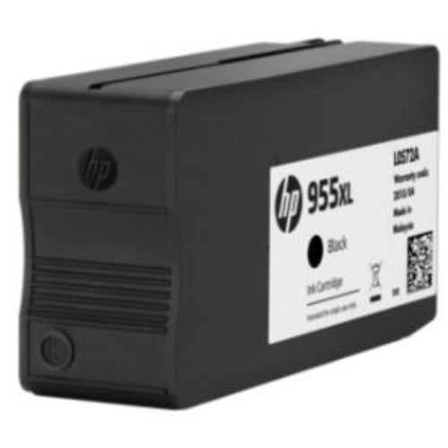 High Yield HP 955XL Black Ink Cartridge - Original, 2000 Pages, Superior Printing Quality