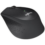 Logitech SILENT PLUS M331 Wireless Mouse with 90% noise reduction, 1000 DPI, ergonomic for right-handed users.