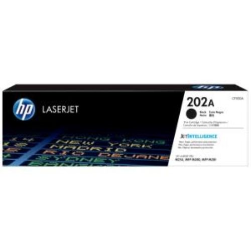 HP 202A Black Toner Cartridge for LaserJet Pro - 1400 Pages, JetIntelligence Technology