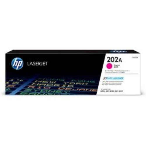 HP 202A Magenta Toner Cartridge for Laser Printers - Standard Yield, 1300 Pages, 1 Pack