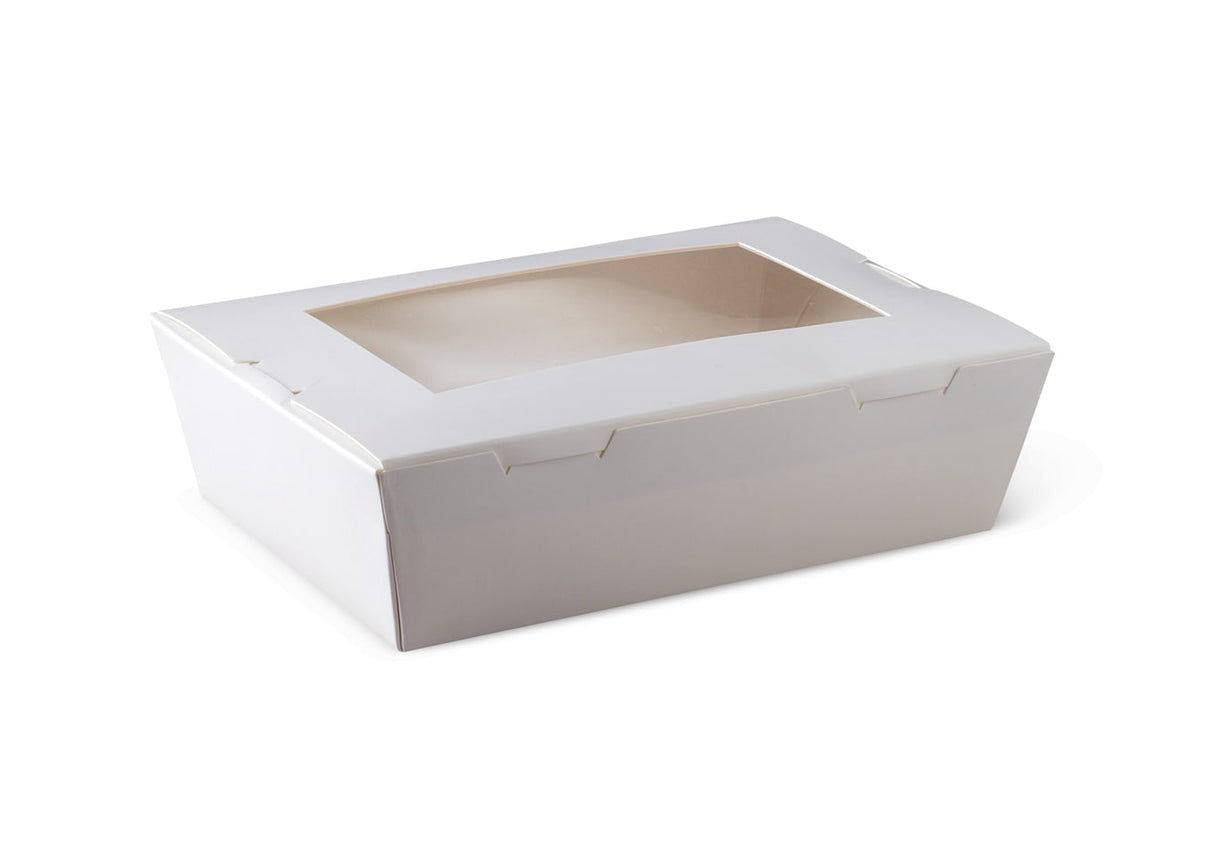 Detpak Window Lunch Box Small White 150x100x45mm 200 (Case)