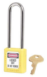 Master Lock Safety Lockout Padlock 0410 - Keyed Different - Each