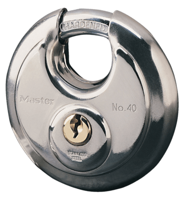 Master Lock M40D Excell Steel Disc Padlock 70mm