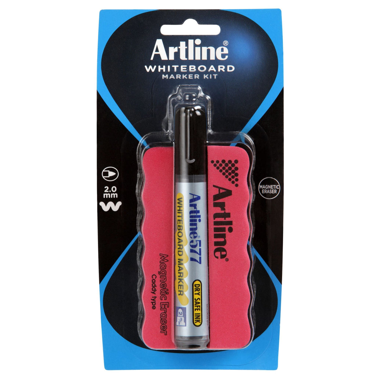 Artline 577 Whiteboard Marker with Magnetic Eraser (Each)