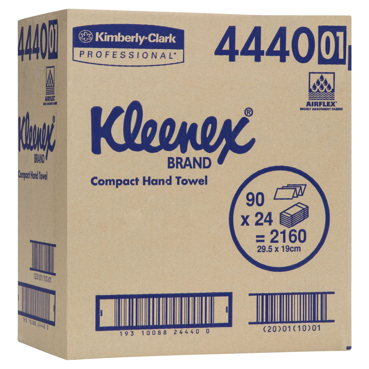 Kleenex 1ply Compact Paper Towel 90 Sheets (Case of 24 Packs)