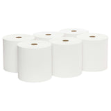 Scott 1ply Hard Roll Paper Towel White 305m per roll (Case of 6 Rolls)