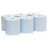 Scott 1ply Hard Roll Paper Towel Blue 305m per roll (Case of 6 Rolls)