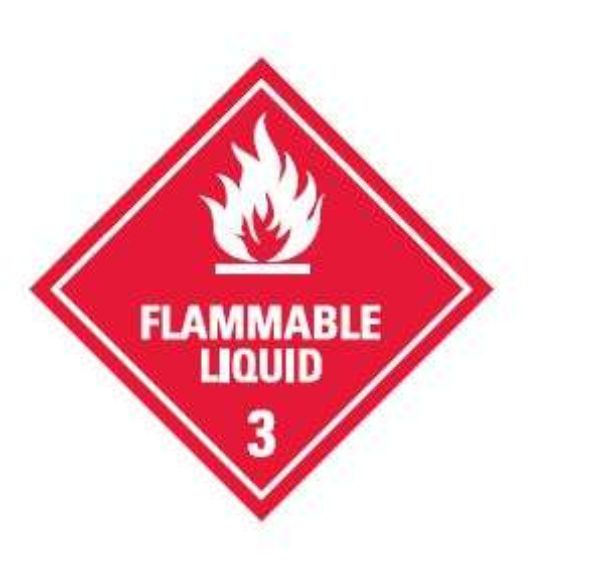 Flammable Liquid 3 MULT-HAZ P Sign (Each)