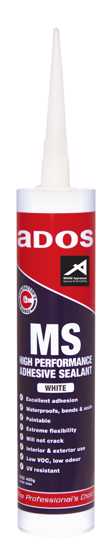 ADOS 8361 MS Adhesive Sealant 400g White (Each)