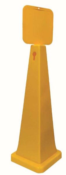 Blank Top Safety Cone Sign Only - 220 x 220mm (Each)