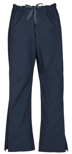 H10620 Ladies Classic Scrubs Bootleg Pant - Navy (Size: XS)