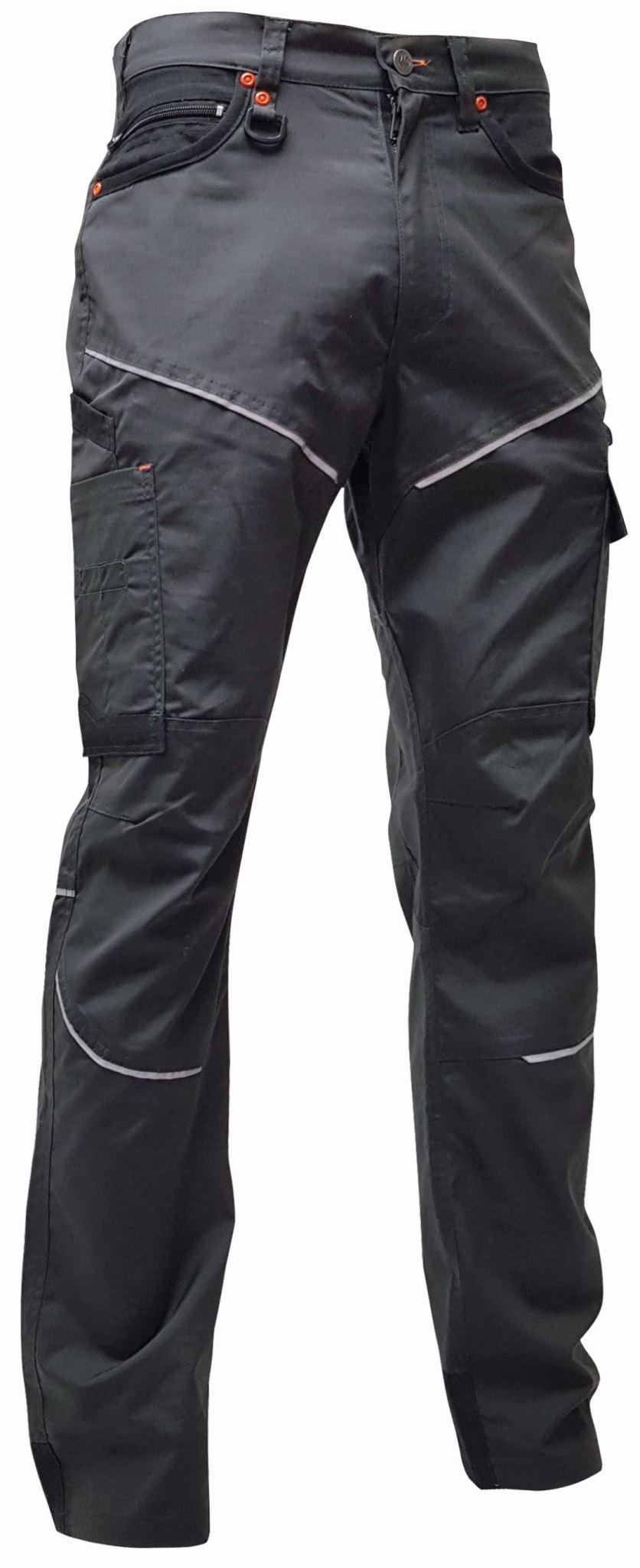 Bison, Lightweight Polycotton Trouser, 18001 - Charcoal - 107