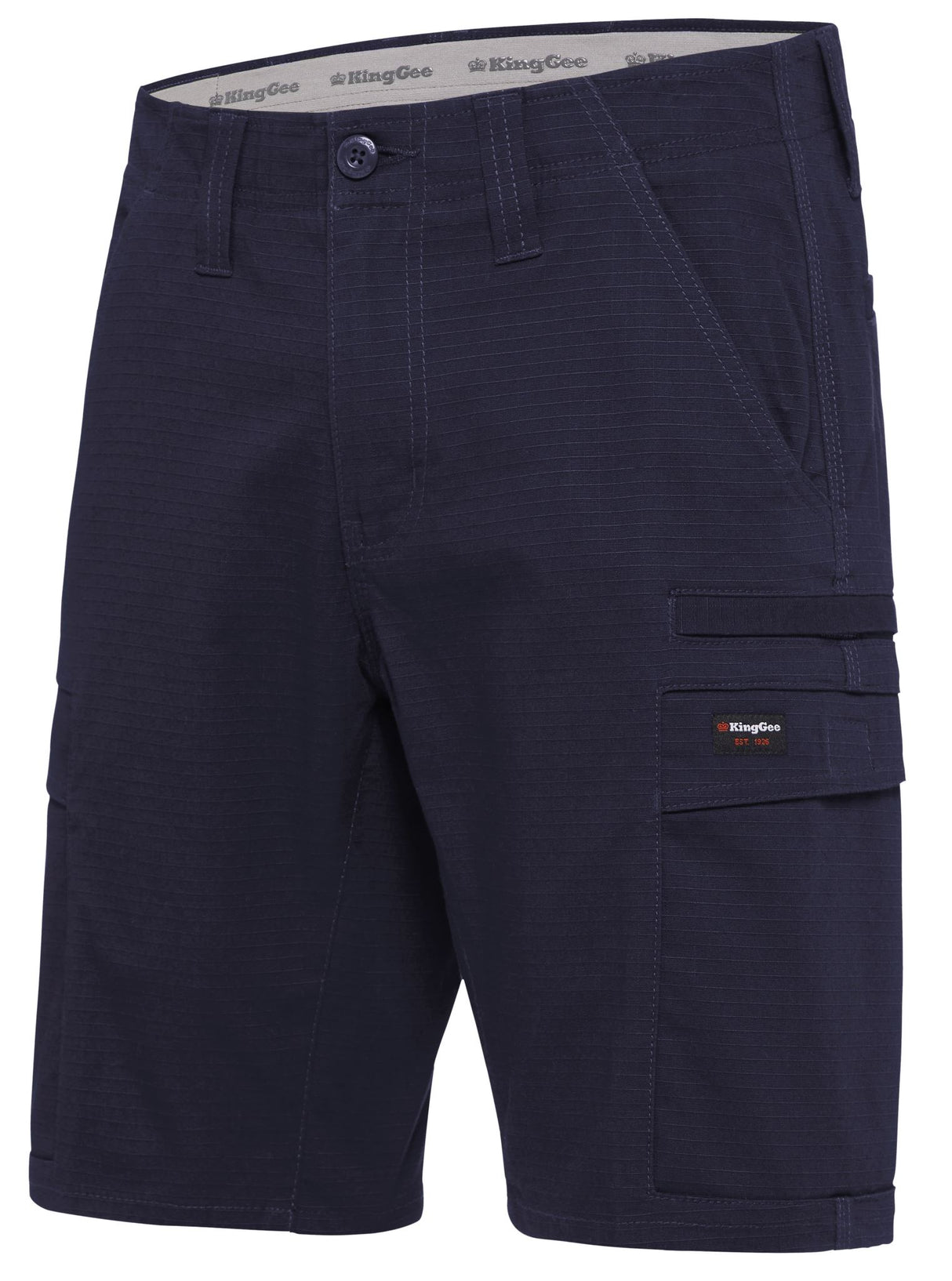 KingGee, Ripstop Workcool Pro Short, K17006 (Pair) - Navy - Size: 117