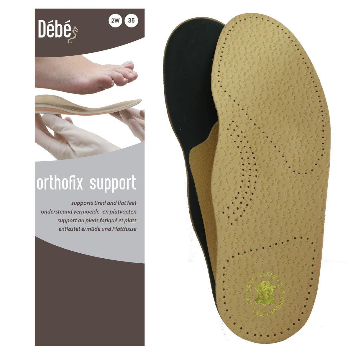 Debe Orthofix Support Insole 35/36 - 47/48 (Pair) - Standard - 41/