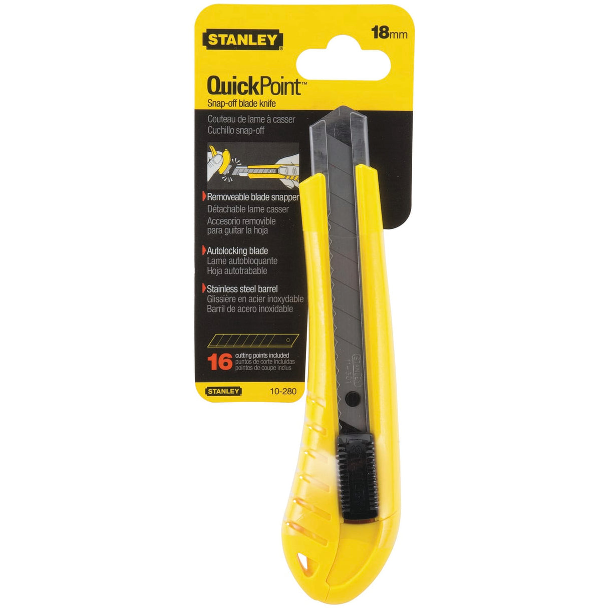 Stanley Snap Blade knife 10-280 18mm