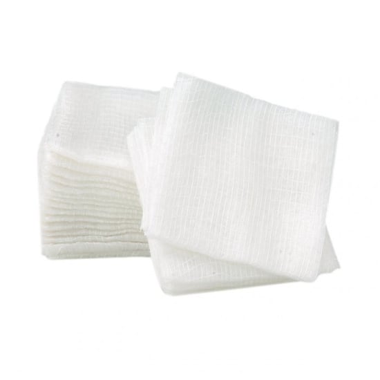 Plain gauze swabs-5cm x 5cm-Pack of 100 (Packet)