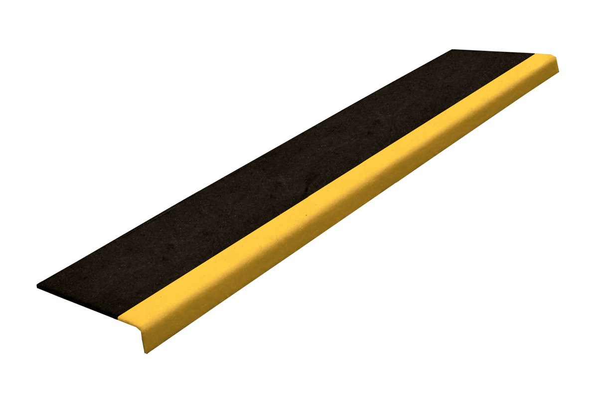 Stair Nosing - Yellow/Black 155 x 25 x 1180mm (Each)