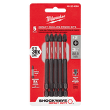 SHOCKWAVE #2 Power Bit 5 Pack 89mm (3-1/2")