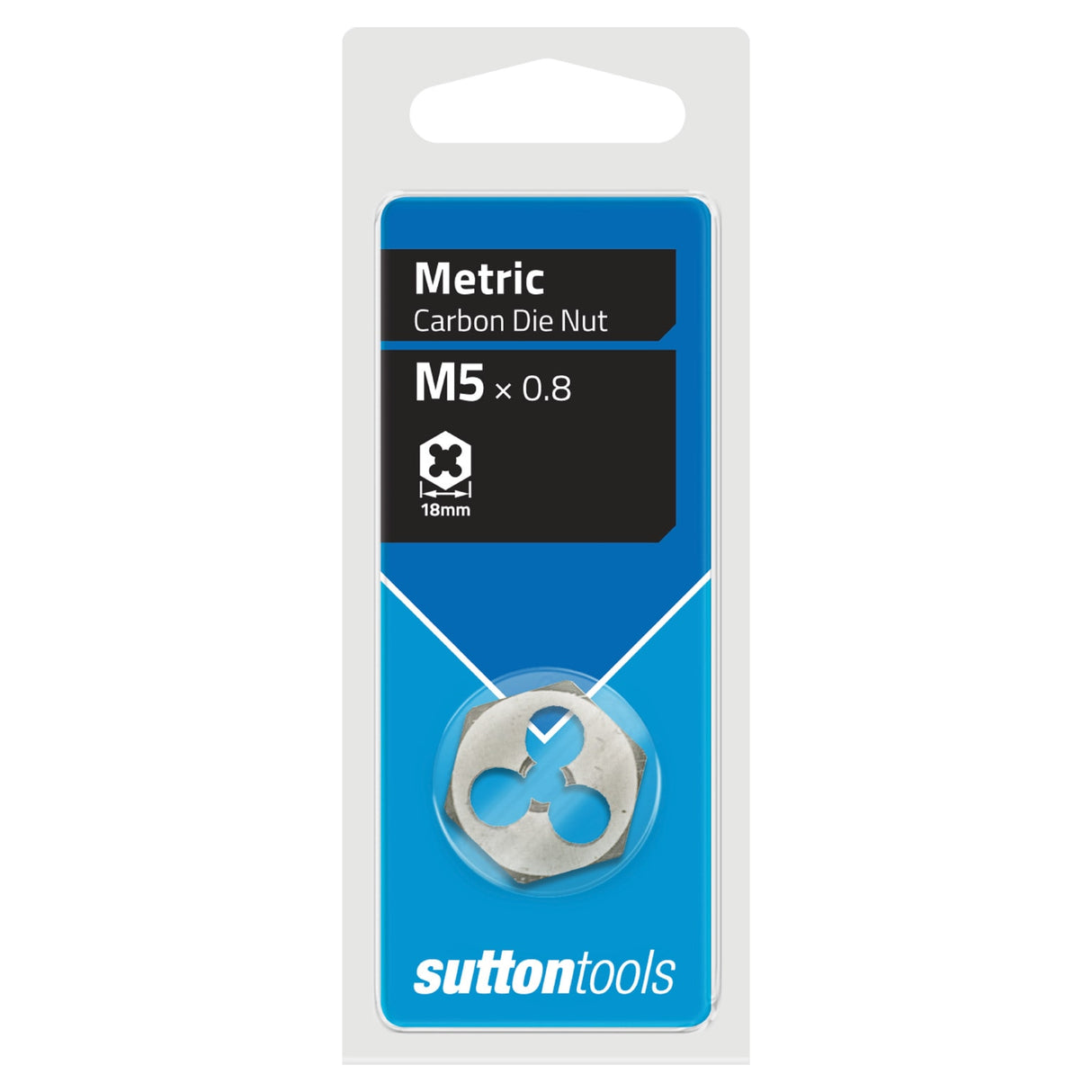 M5 x 0.8 Die Nut Metric ISO Coarse