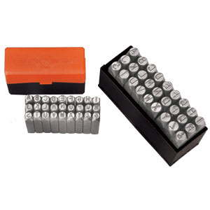 Letter Punch Set 6mm - Groz