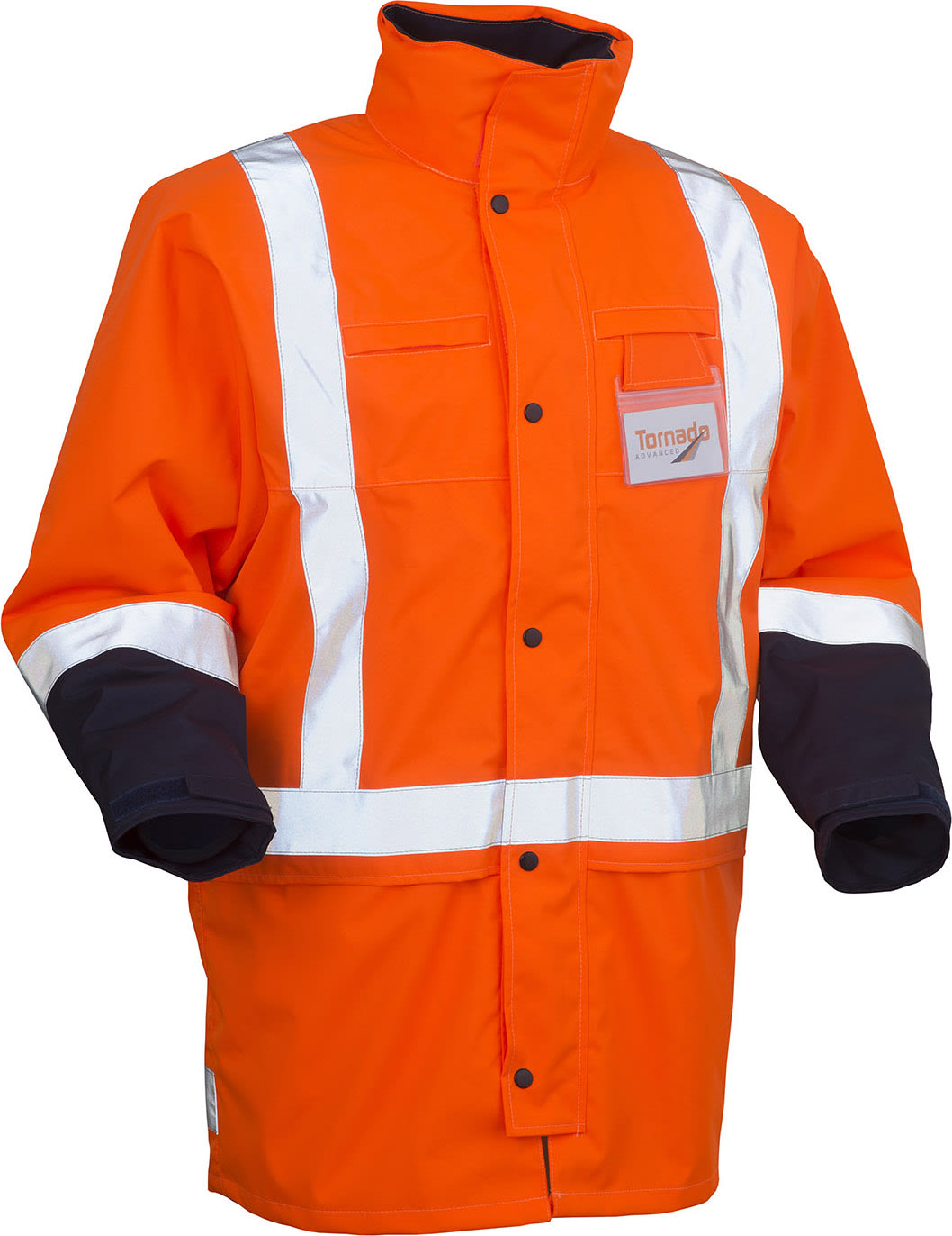Tornado Advanced, TTMC 5-in-1 Jacket - Orange/Navy - SM