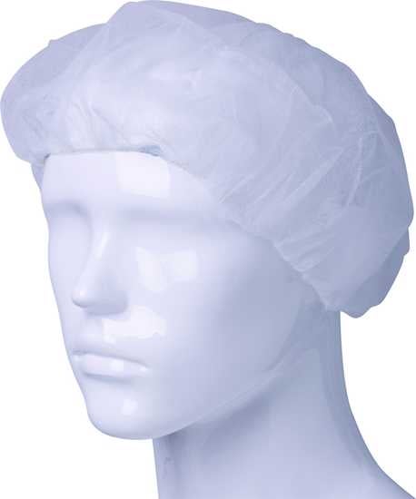 Harveys Crimp Hat White-53cm / 21"-Pack of 100
