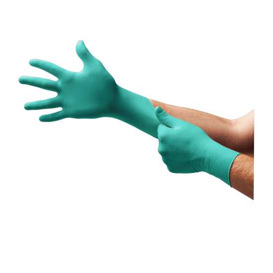 Microflex 93-260 Chemical Nitrile Gloves Green-S-2XL-Pack of 50