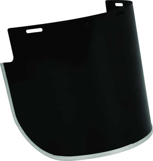 3M Polycarbonate 1mm Visor V8F508G:5 Shade 5 - 200 H x 400mm W Flared (Each)