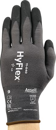 Ansell Hyflex 11-840 Gloves 7-11 (Pair) - Standard - 09