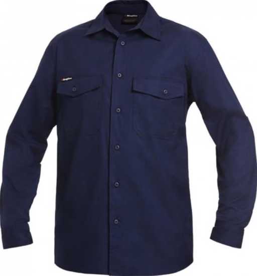 KingGee, Workcool 2 Ripstop Shirt, K14820 (Each) - Navy - Size: XL
