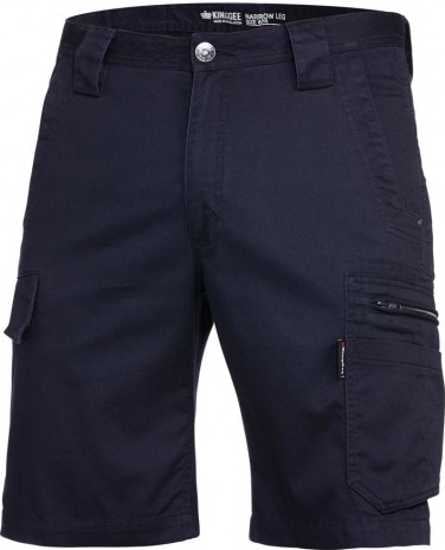 KingGee, Tradies Summer Shorts, K17340 (Pair) - Oil Navy - Size: 12